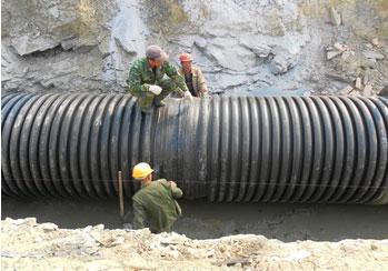 四（sì）川hdpe双壁波纹管成功案例