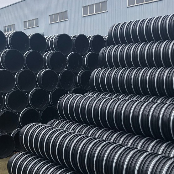 HDPE鋼塑複合纏繞（rào）排水管